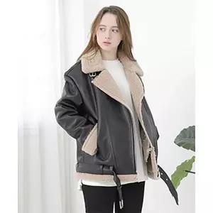 COLORZ NEW YORK 틴 크러쉬 라이더 무스탕 자켓 2361454