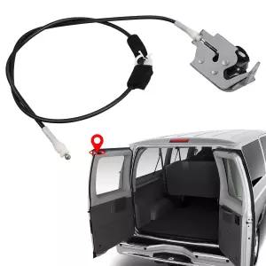 1992-2009년 포드 E150 E250 E350용 케이블이 포함된 왼쪽 후면 상부 래치 운전자 측 조립품이