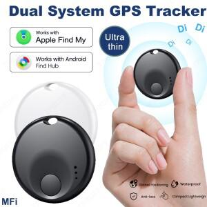 듀얼 시스템 GPS 트래커 안드로이드 & iOS 구글 내 위치 찾기 미니 추적 스마트 태그 키 체인