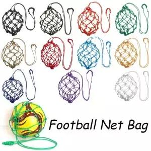 청소년 축구 셀프 트레이너 킥 네트 포켓 전문 야외 스포츠 나일론 농구 가방 견고한 메쉬 축구공 휴대