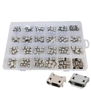 50/100/150Pcs Type-C USB 충전 포트 커넥터 2/6/16Pin SMD PCB 소켓(전화 및 디지털 제품 수리 키트용)