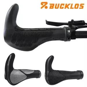BUCKLOS 자전거 그립 보조 핸들바 미끄럼 방지 MTB 인체공학적 산악