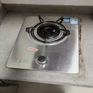 220V 신페이 가스레인지 싱글 버너 고화력 가정용 내장형 테이블탑 천연가스 LPG 화염 차단 기능 포함 CQ