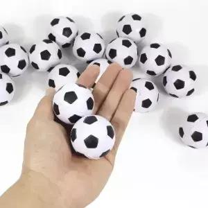 화이트 미니 축구공 스폰지 야외 스포츠 PU 점프볼 스트레스 파티 게임 소년 장난감 4cm 3 개 6 10