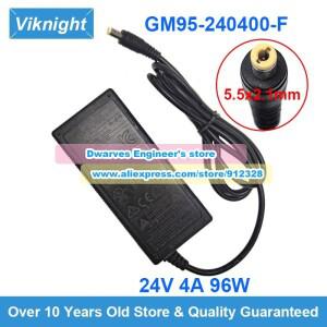 24V 4A 96W 어댑터 GM95-240400-F GVE 노트북 충전기용 전원 공급 장치(5.5x2.1mm/3핀/4핀 팁 포함)