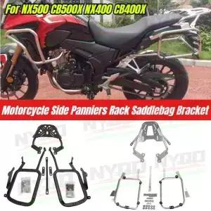 오토바이 리어 패니어 랙 사이드 박스 러기지 브래킷 새들백 지지대 개조 액세서리 NX500 CB500X 용