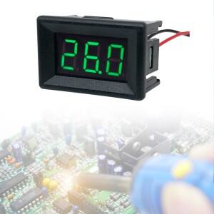 DC0-30V 0.36인치 2선식 전압계 테스터 자동차 도구용 디지털 LED 미니 디스플레이 모듈
