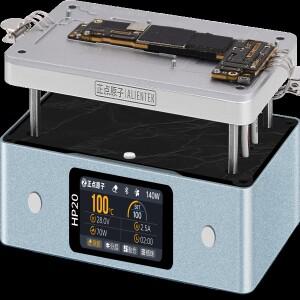 NTEK HP20 미니 핫플레이트 예열기 200W, PD3.1 디지털 온도 조절, 350 ° C형 정상온도 납땜 플랫폼