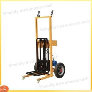 맞춤형 트롤리 지게차 200kg 수동 유압 팔레트 트럭 철제 플랫폼 구조 (OEM 가능)