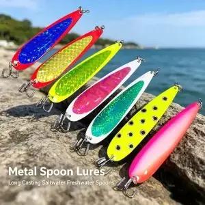 12cm/19g 낚시 루어 금속 트롤링 스푼 스위블 플래셔 포함 연어 보트