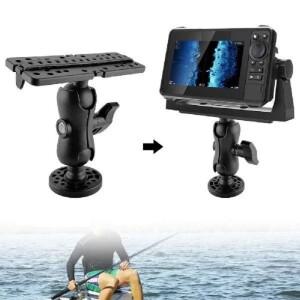 360 학위 회전 볼 마운트 해양 카약 어군 탐지기 Fishfinder GPS 플레이트 보트 서포터 소나