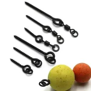 잉어 낚시 미르코 회전이있는 미끼 나사의 4 가지 유형 플로팅 팝업 Boilies Hair Chod Rig 액세서리