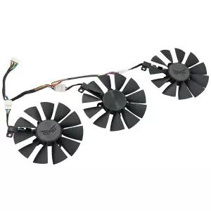 3 개 PWM 팬 쿨러 ASUS STRIX GTX980Ti/R9 390/390X 그래픽