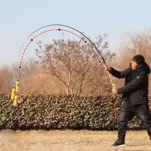 1.8m-4.5m 길이 텔레스코픽 낚싯대 강 연못 잉어 피더 미니 초경량 민물 낚시 핸드 폴