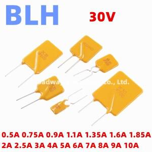 10-50PCS JK30 재설정 가능 퓨즈 PTC 폴리머 DIP 0.5A 2A