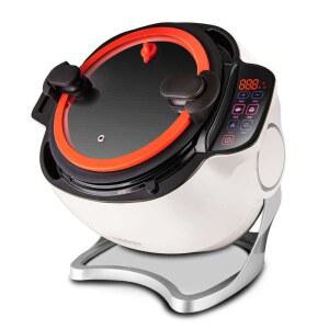 9L 자동 조리기 솥 볶음밥 2500W 냄비 모델 솥 9L 업소용 아님 조리 내솥 볶음면 내부 로봇