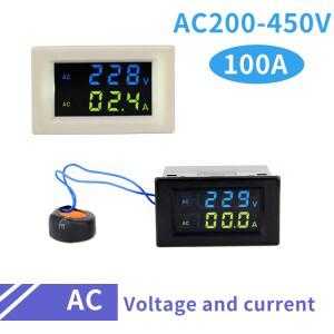 디지털 AC 전압계 D85 100A 80 ~ 와트 LCD 패널 모니터