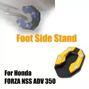 혼다 FORZA350 NSS350 ADV350 350 오토바이 액세서리 킥 스탠드 풋 사이드 확장 패드 지지판