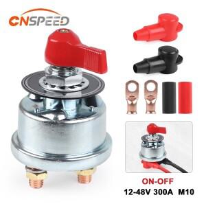CNSPEED 배터리 스위치 아이솔레이터 차단 킬 메인 ON OFF DC 자동차 트럭 RV 마스터 전원 150A