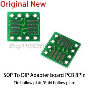 10 개/몫 TSSOP8 to DIP8 PCB 전송 보드 핀 피치 어댑터 재고 있음