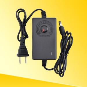 1Pcs 미국 플러그 디스플레이 화면 없음 전압 조절 가능 공급 장치 어댑터 AC에서 DC 3V-12V 1A 범용