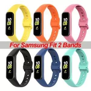 삼성 핏 2 R220 용 소프트 실리콘 손목 스트랩 SMR220 피트 스마트워치 교체용 밴드