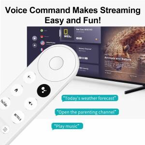 Chromecast-Google-TV 4K/HD용 음성 대체 리모컨 Google-TV-Streamer-Remote
