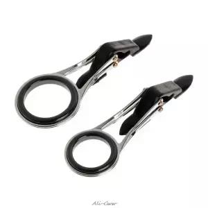 가이드 링 낚싯대 폴 라인 탑 접이식 스테인레스 스틸 텔레스코픽 DIY 수리 키트 태클 액세서리