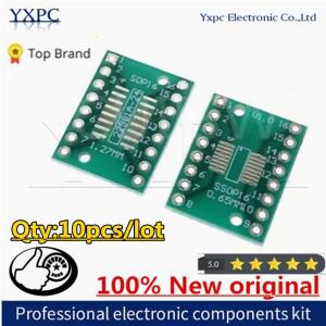 10개/묶음 TSSOP16 DIP16로 변환 보드 DIP 핀 피치 어댑터 PCB 재고 있음