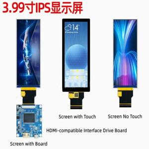 IPS 3.99 인치 40 핀 TFT LCD 정전식 스크린, ST7701S IC SPI  RGB 18 비트 인터페이스, 400x960 HDMI 호환