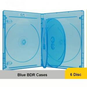BDR 블루레이 디스크 케이스 CD DVD 박스, 플라스틱 접이식 6 개, PS4, 팩당 5 개