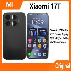 샤오미 17T 해외 버전 6.59인치 1.5K 2756 1268 OLED 스크린 디멘시티 8500-울트라 67W 7000mAh 배터리 50MP 32MP 카메라