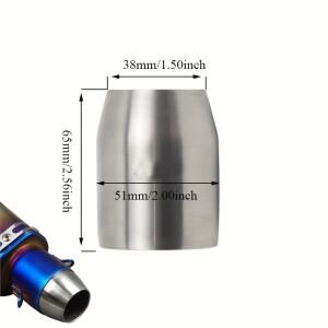 51mm-38mm 오토바이 배기구 어댑터 커넥터 용접 파이프 튜브