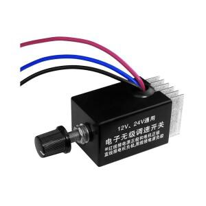 10A PWM DC 모터 속도 컨트롤러 12V 조절 가능한 제어 스위치 드라이브