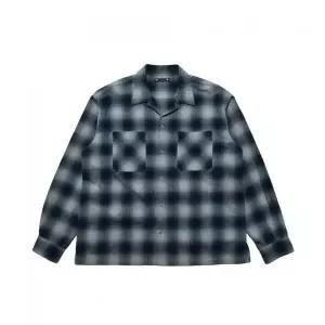 MINEDENIM C.Flannel Ombre Open Collar SH - BPT 2371857