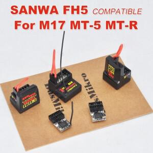 산와 FH5 4채널 호환 고속 표준 미니 FHSS-5 수신기 RC카 레이싱 드리프트카 M17 MT-5 라디오용