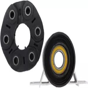 NewYall Driveshaft Flex Disc Joint and Center Support Bearing for BMW 318ti 323Ci 325e 328i 330xi