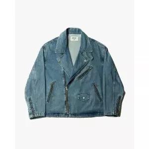 ASTLAY Denim Rider Jacket (Vintage Stone Damage) 2363073
