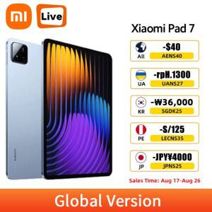 샤오미 패드 7 글로벌 버전 미 태블릿 스냅드래곤 7 3세대 3.2K 144Hz 3200 2136 디스플레이 8850mAh 배터리 45W 터보 충전