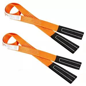 XSTRAP STANDARD 2PK 1 x6.5ft 팅 슬링 스트랩 2000파운드 수직 용량 1600파운드 초커 / 4000파운드 바스켓