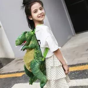 소년 가방 숄더 백 선물 동물 귀여운 작은 배낭 Dianosaur 스타일 핸드백