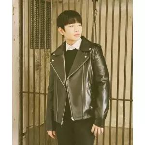 PLACEMENT 에볼루션 투웨이 램스킨 라이더 자켓 (블랙) 2370836