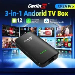 CarlinKit CP2A Pro Ai Box 무선 어댑터 CarPlay 안드로이드 오토 스마트 박스 유튜브 넷플릭스 5G WIFI