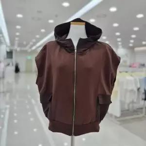 [스테파니]배색 포켓후드 조끼/A26JK6302_JK