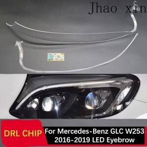 벤츠 벤츠 GLC W253 16 2019 LED 아이브로우 밸러스트 엔젤 회로 기판 차량용 주간 주행등 DRL 칩 라이트