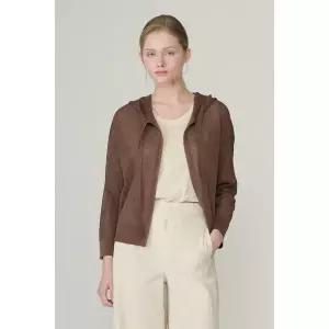 [BCBG] 네트 후드 가디건 B6C7K171_DG