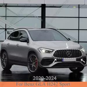 자동차 앞 범퍼 레이싱 그릴 GT 스타일 메르세데스 벤츠 GLA 클래스 스포츠 H247 GLA 200 250 - ABS 튜닝