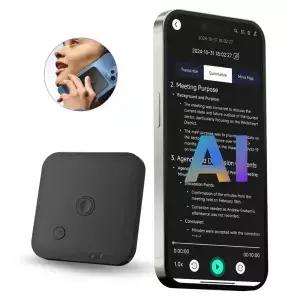 AI 기술이 적용된 음성 녹음기 및 통화 텍스트 변환 번역 요약 기능 한국어를 포함한 100개 언어 지원 64GB