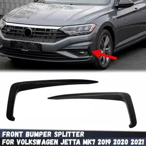 프론트 범퍼 스포일러 스플리터 에어 벤트 안개등 그릴 트림 폭스바겐 VW 제타 MK7 GLI S SE SEL R 라인 20