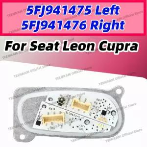 1PC LED 모듈 좌우 5FJ941475 5FJ941476 시트 레온 포르멘토르 쿠프라 2018 2019- 헤드라이트 DRL 주행등